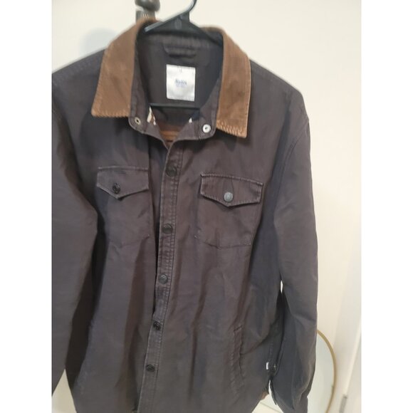 Katin Campbell Shirt Jacket Men’s Size Large Brown Color Blanket Lined Preowned - Picture 2 of 7